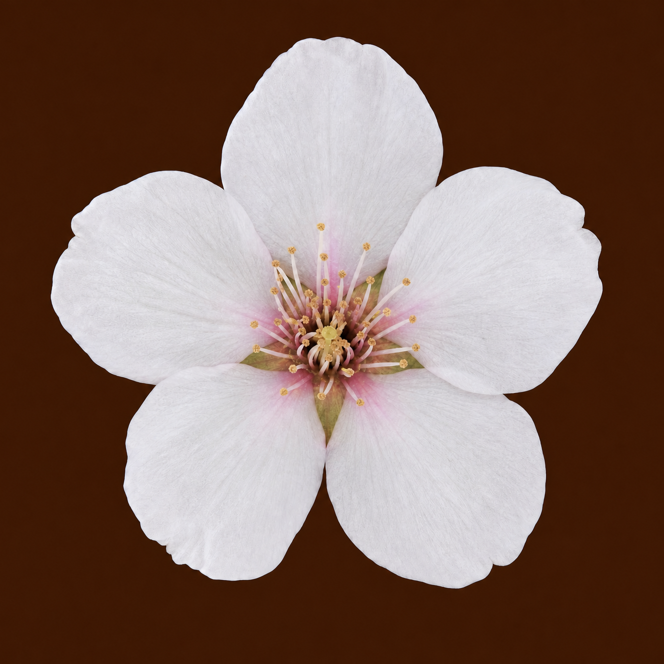 Mandelblüte als Symbol für Mandelöl – nährt die Haut mit Fettsäuren und Vitamin E