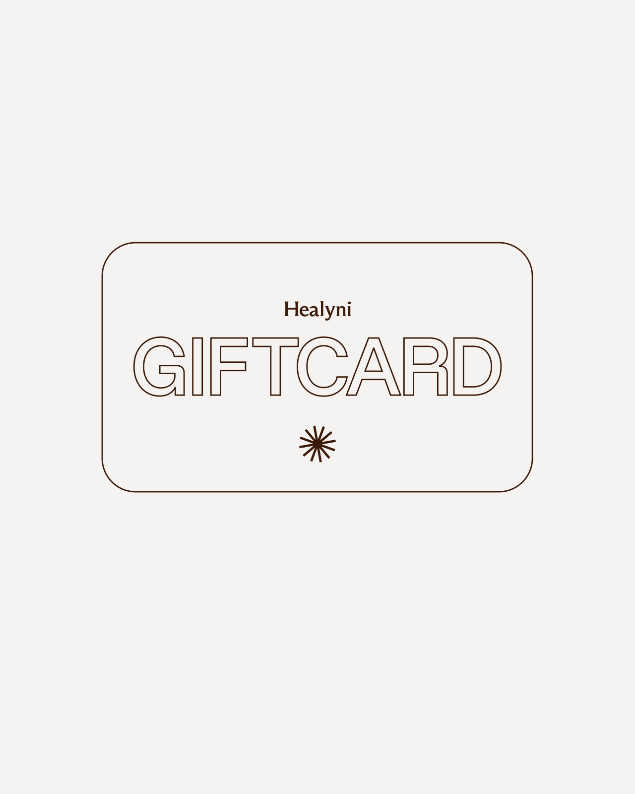 THE HEALYNI GIFTCARD